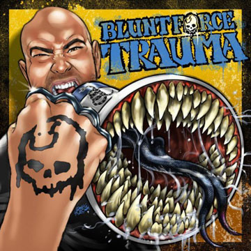 BLUNT FORCE TRAUMA/BOMBNATION "Split" LP (D7i) Clear Vinyl